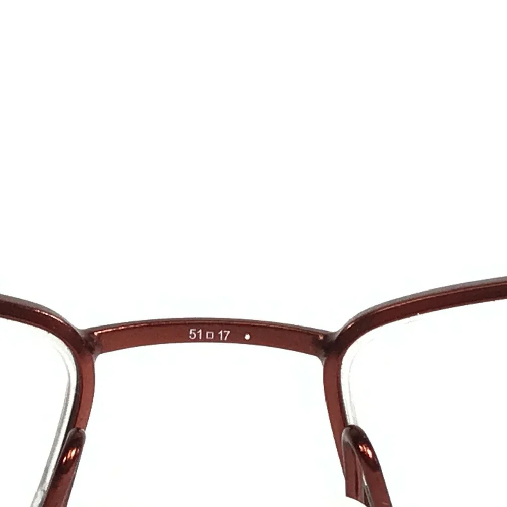 Christian Dior Eyeglasses Frames CD3627 HJ3 Red Rectangular Half Rim 51-17-135
